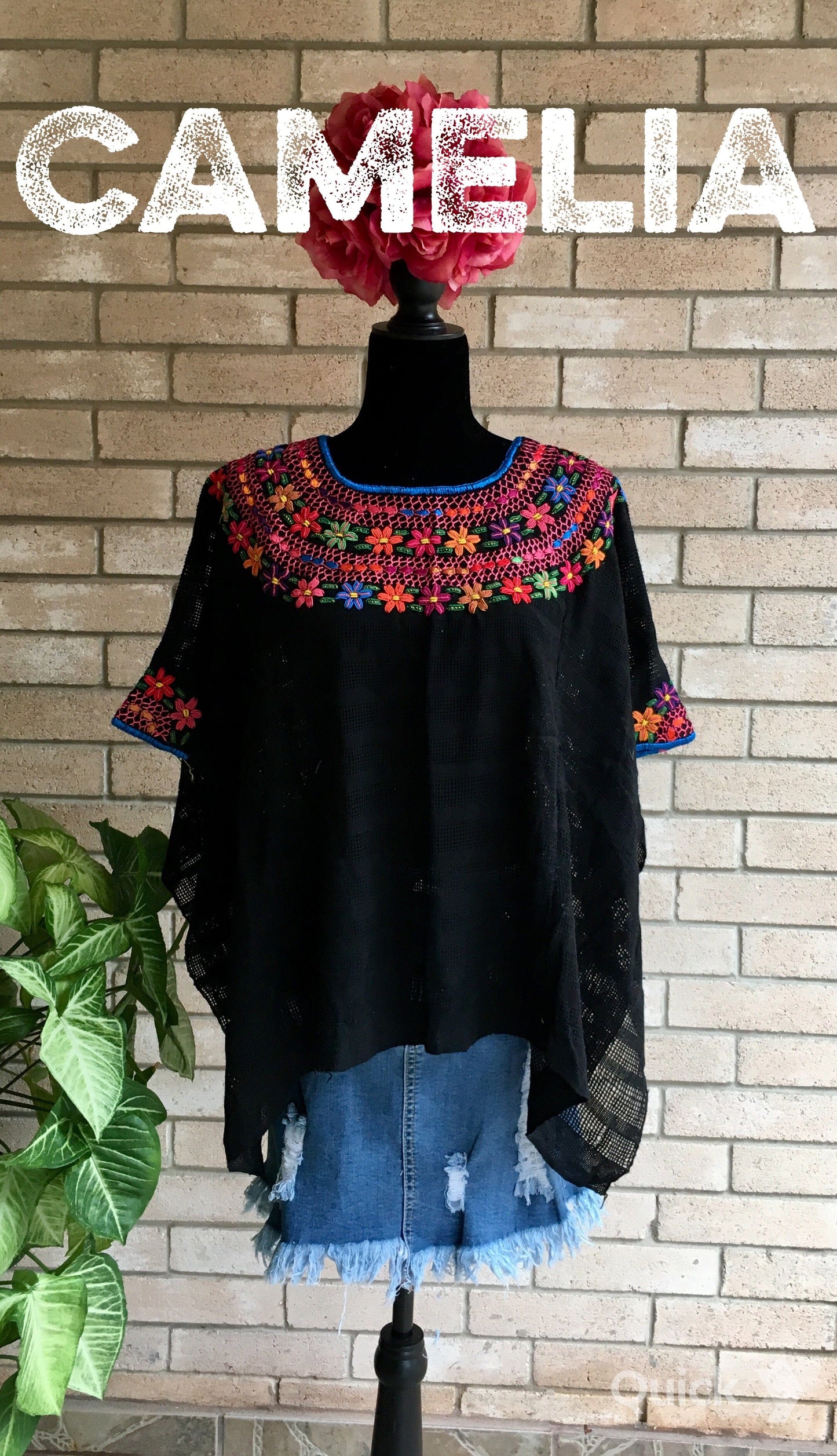 Guatemalan Huipil Blouse Cover Up