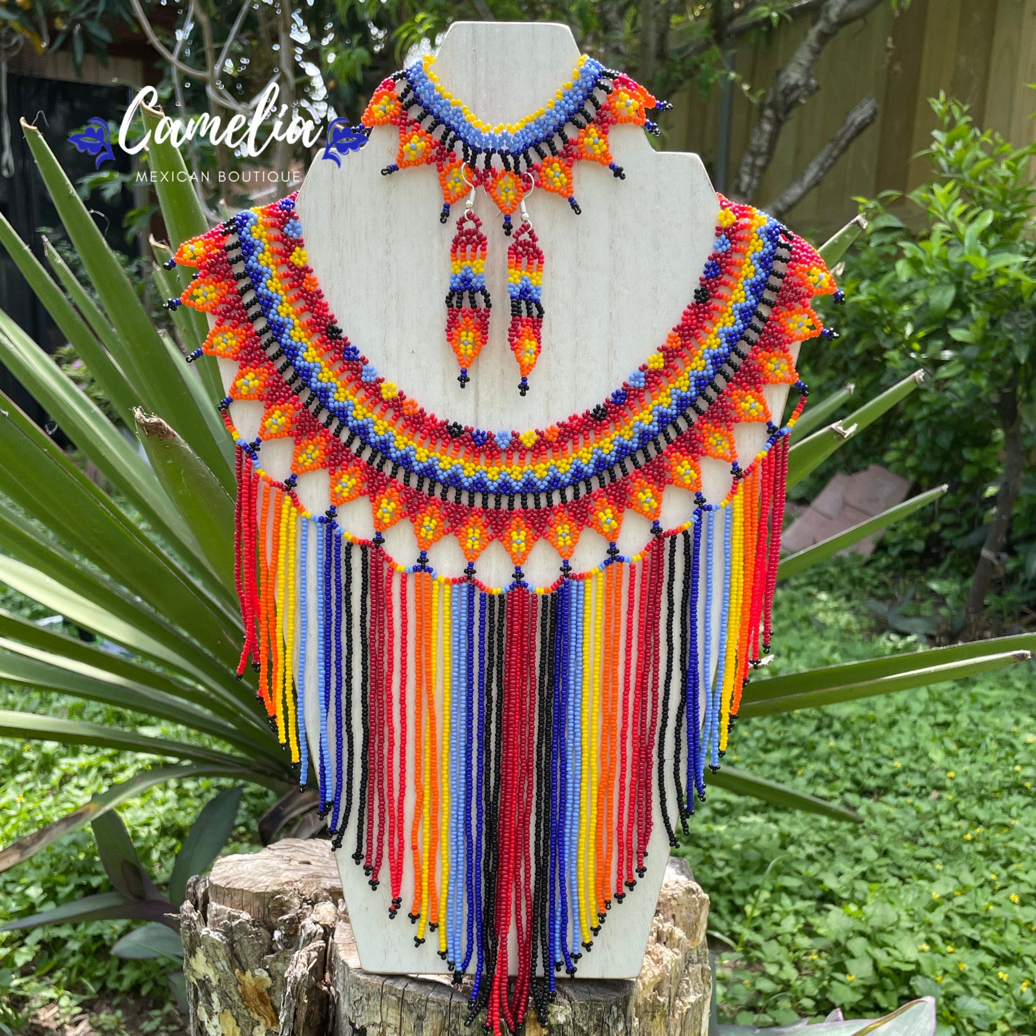 Brazilian indigenous beaded popular necklace