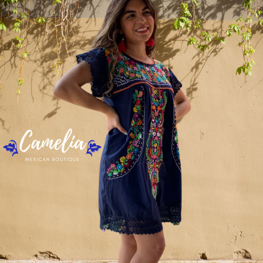 San Antonio Mexican Dress Lace Mini