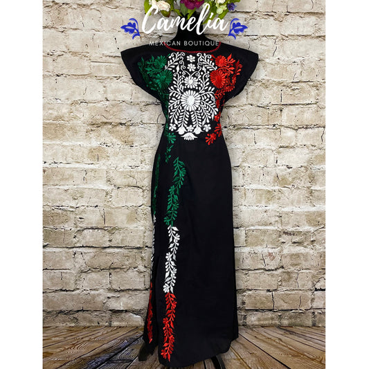 Robe longue tricolore VIVA MEXICO