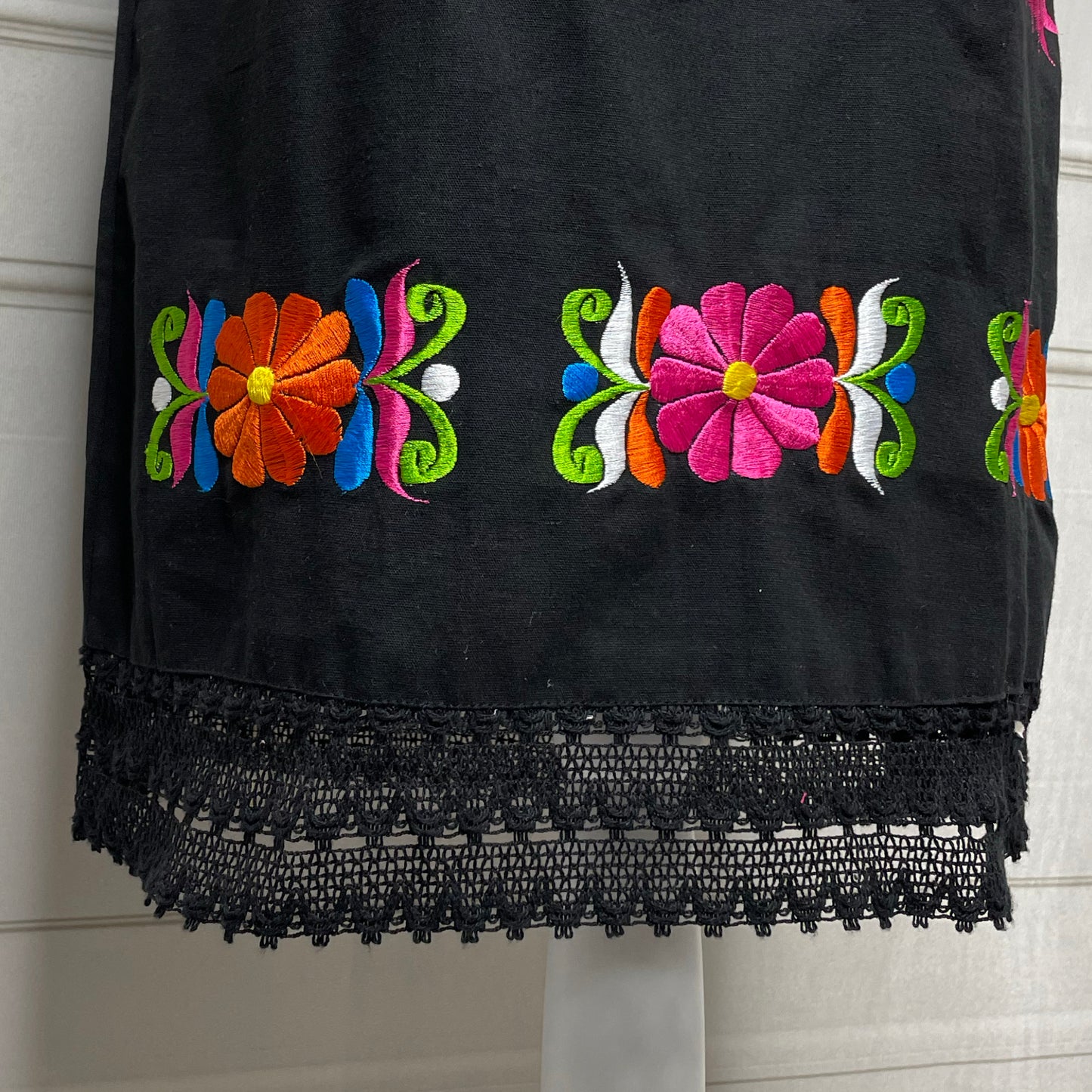 Mexican Halter Dress Daisy - Midi Lace