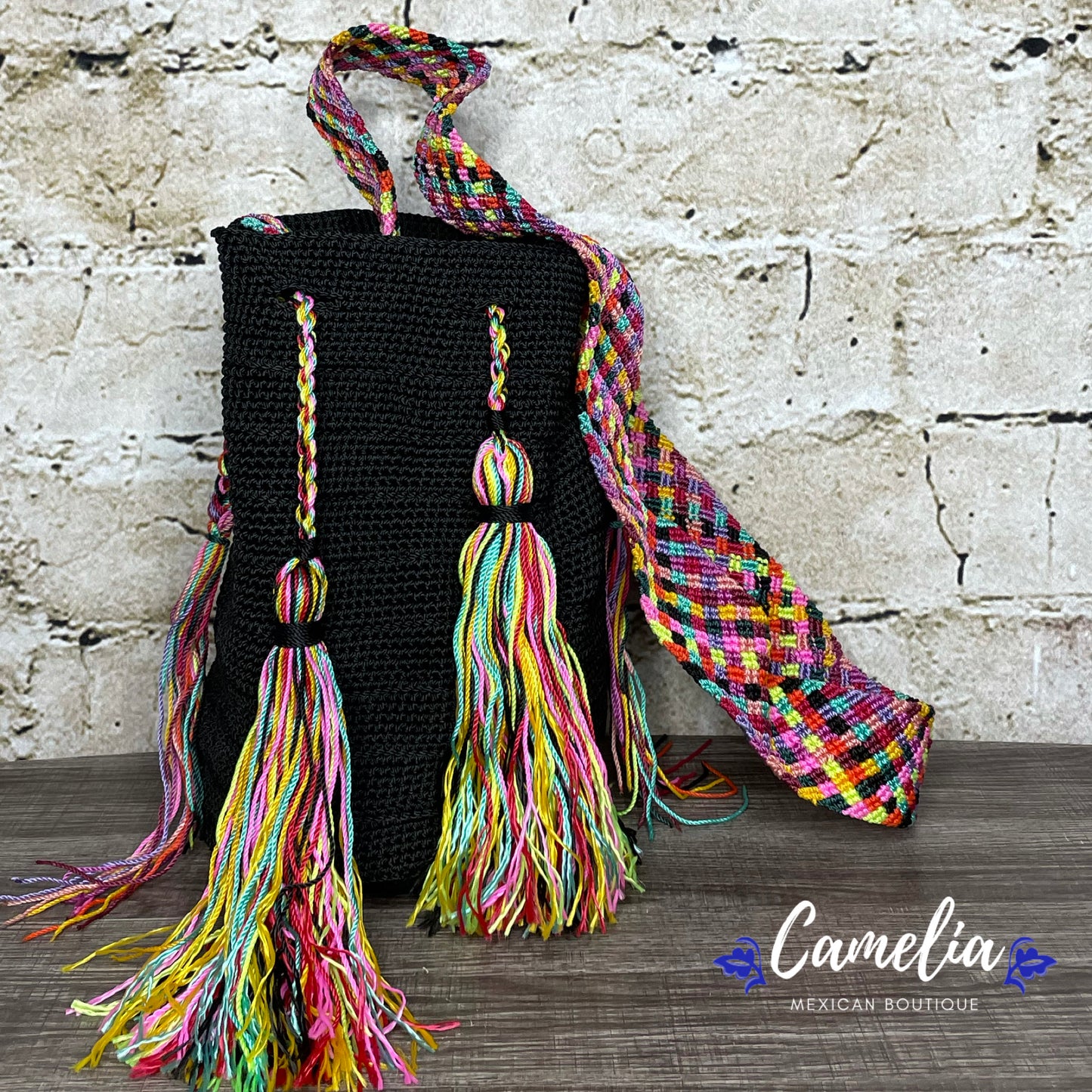 Crocheted Columbian Wayuu Boho Tote - Large