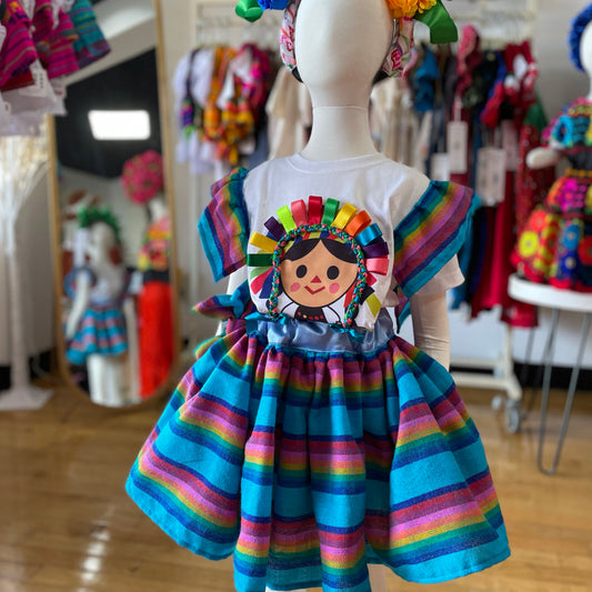 Mexican Lele Doll Tutu - Girls