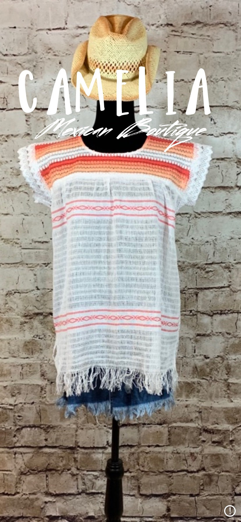 Loomed Mexican Blouse Cover up