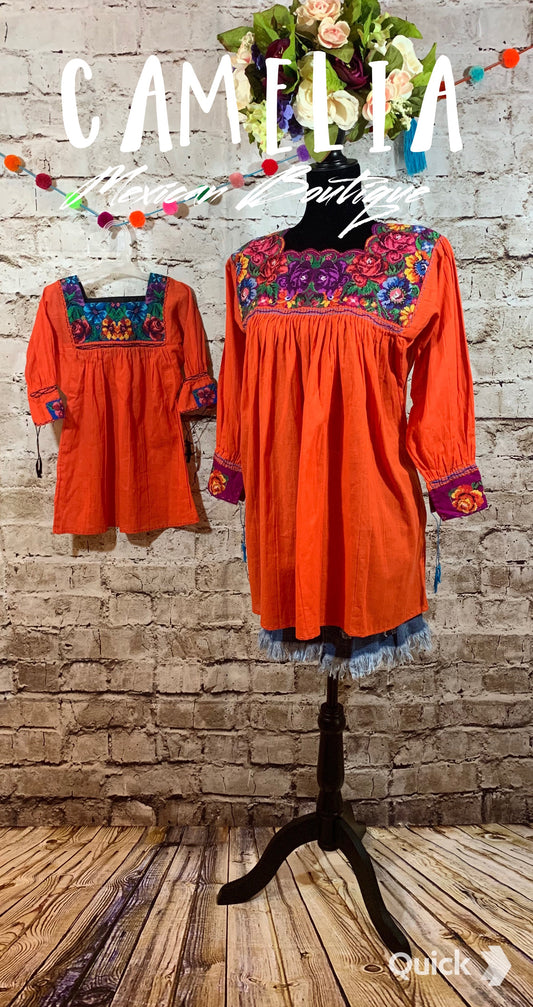 Girl Mexican Dress Dress Cross Stitch