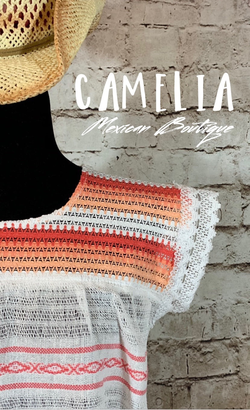 Loomed Mexican Blouse Cover up