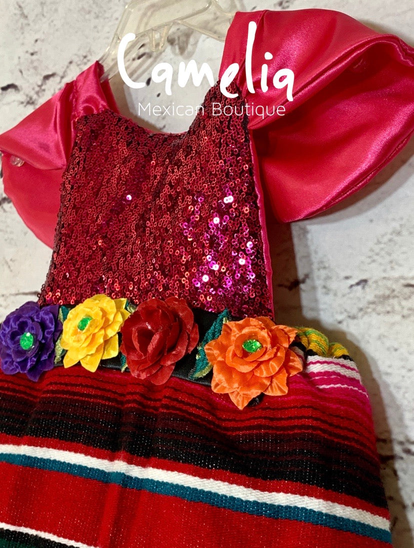 Sparkle Girl Mexican Dress