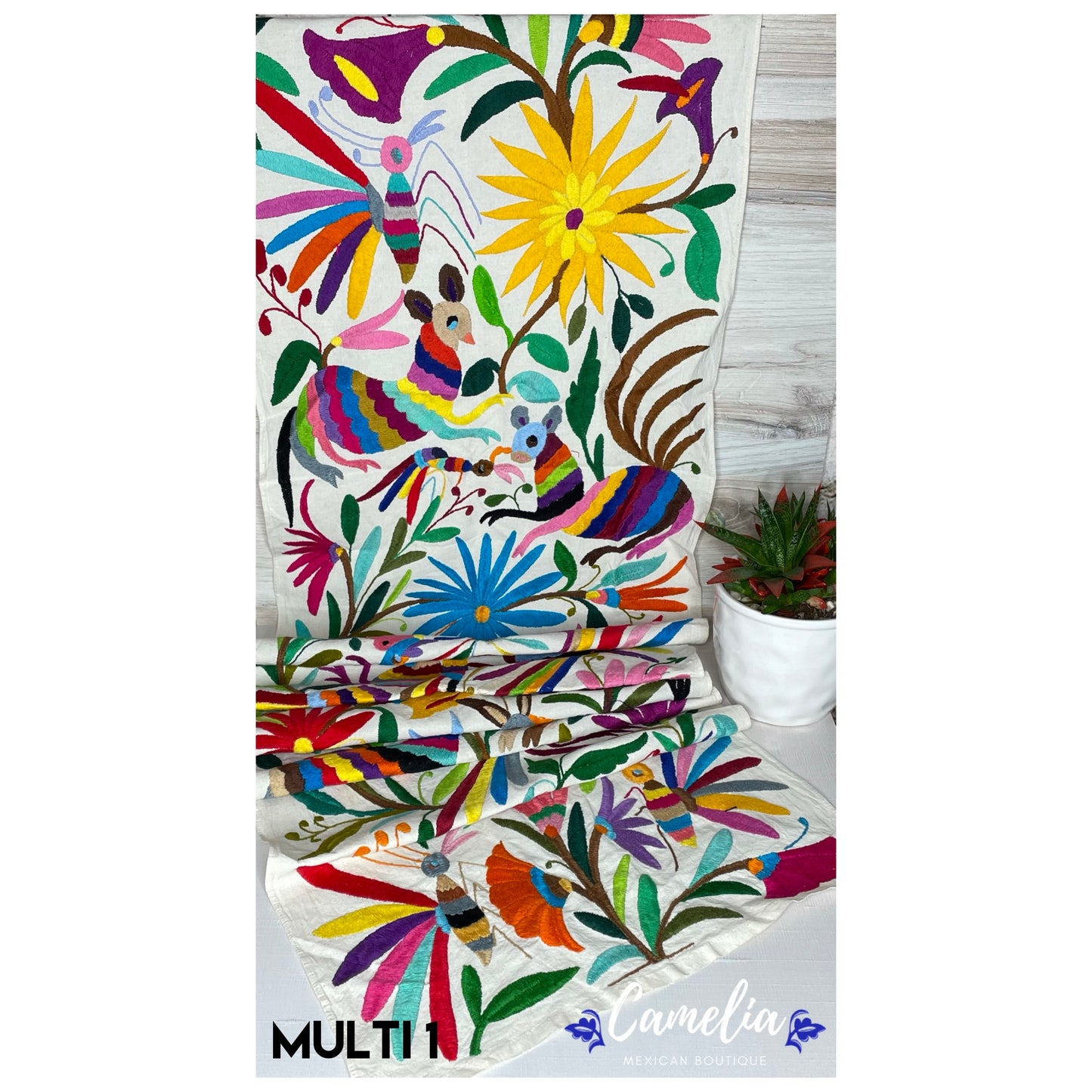 Mexican Otomi Table Runner