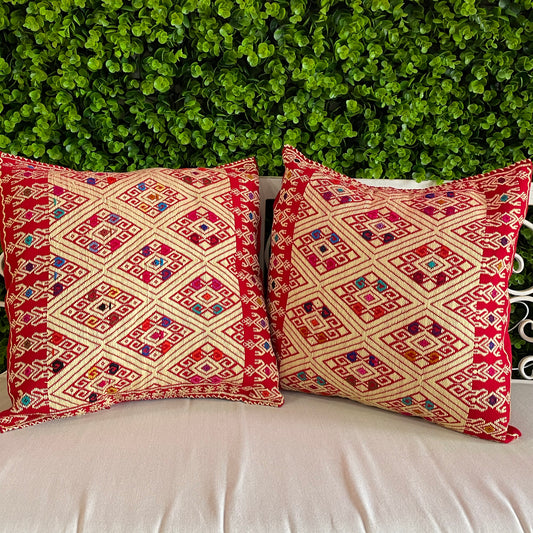 Mexican Pillow Covers Pair - San Andres