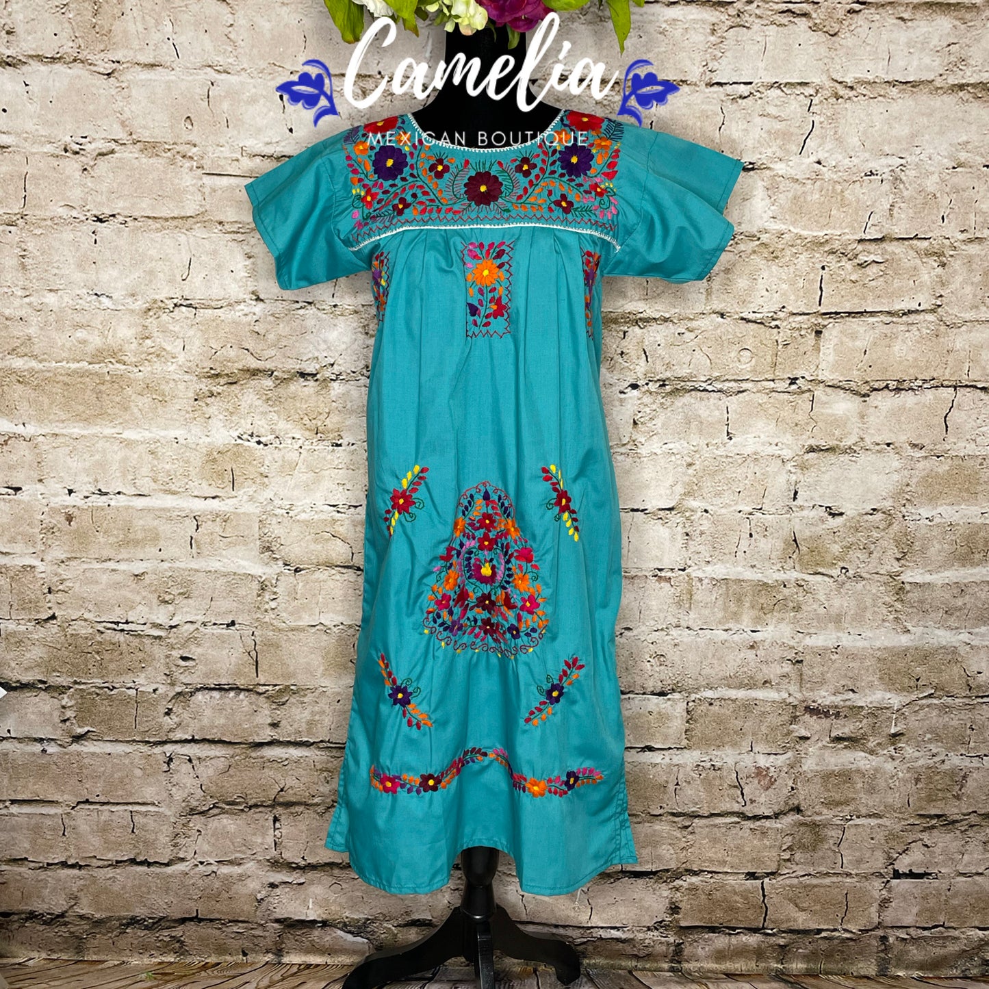 Puebla Dress for Women - Midi Length