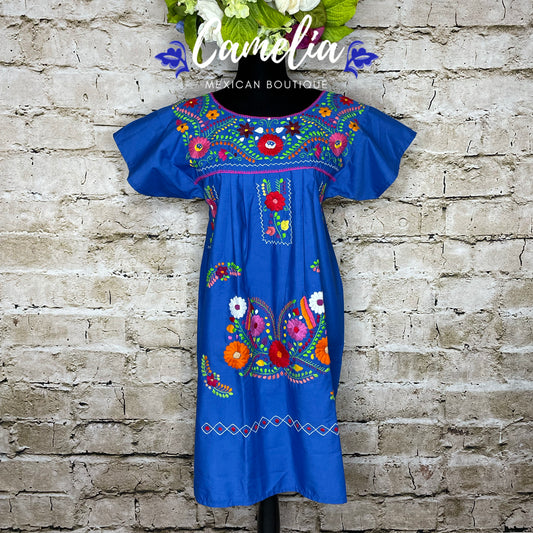 Robe Puebla pour femme - Longueur genou