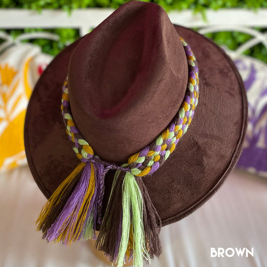 Mexican Fedora Hat Braided Band
