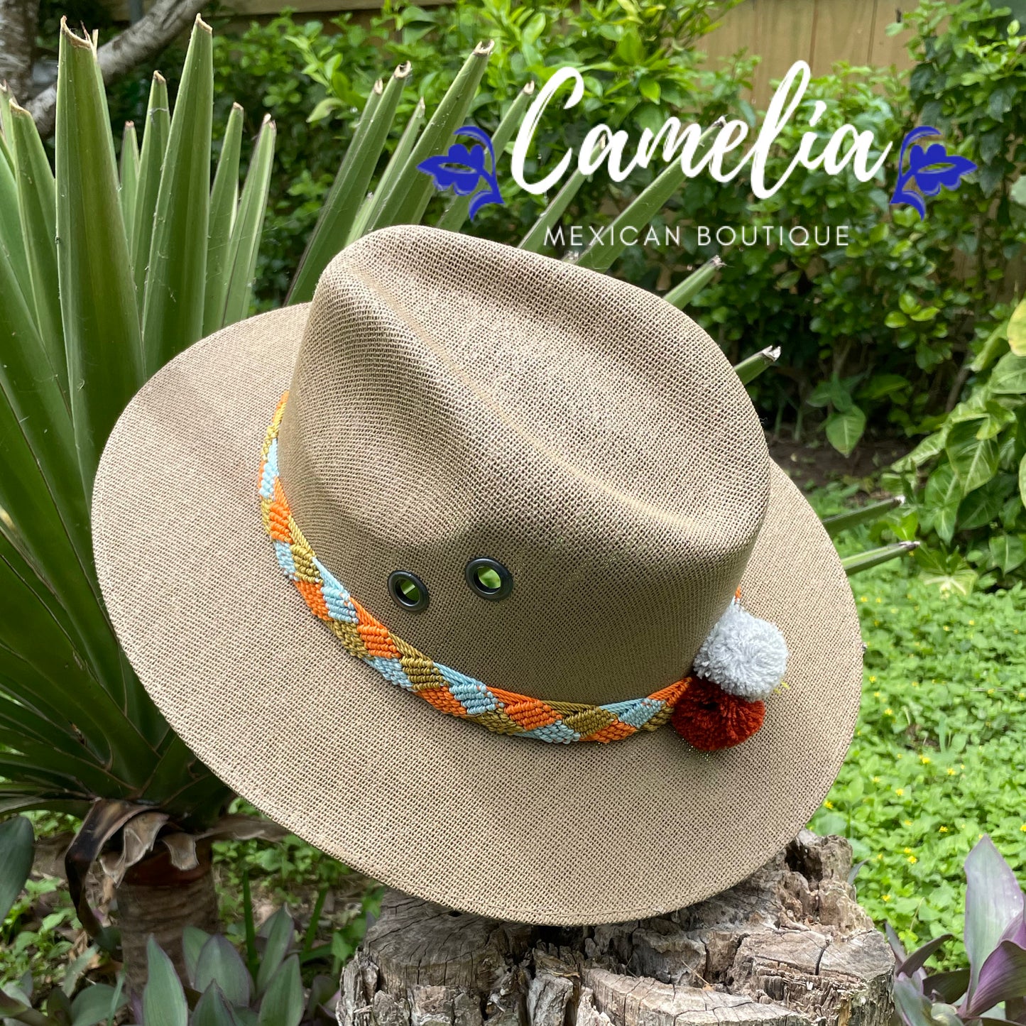 Mexican Sun Hat Pom-Poms