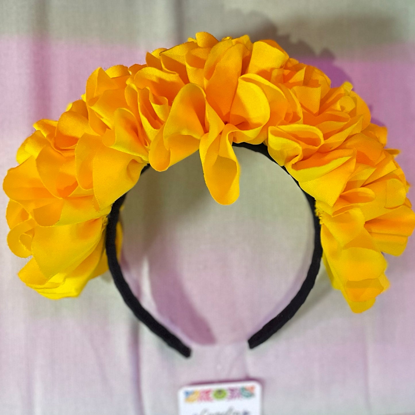 Floral Ribbon Headband - Adult