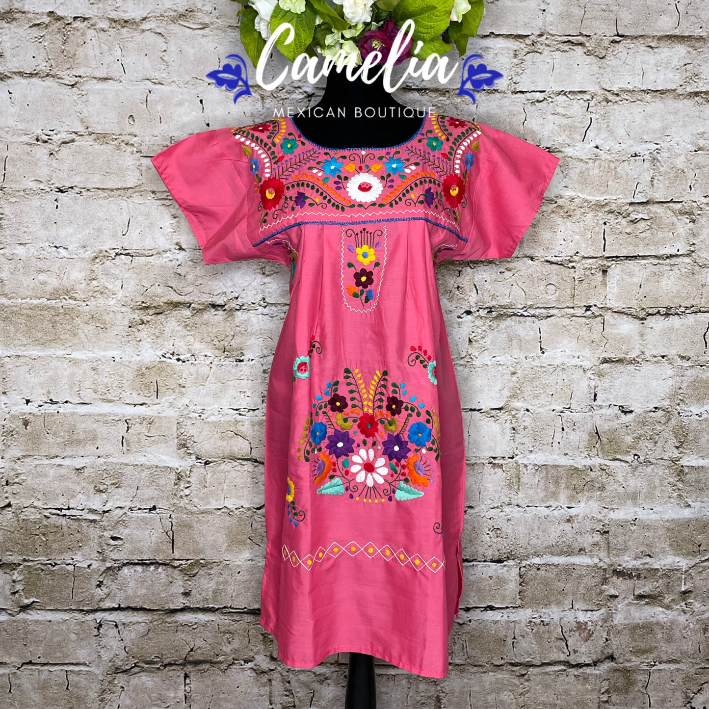Robe Puebla pour femme - Longueur genou