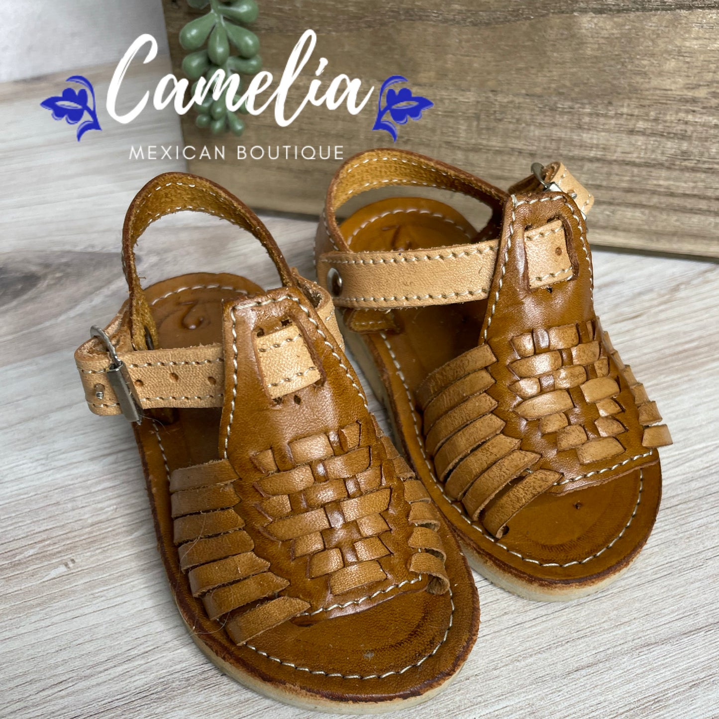 Mexican Leather Sandals - Child