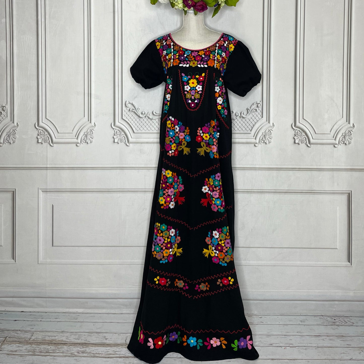 Puebla Maxi Mexican Dress - Tall