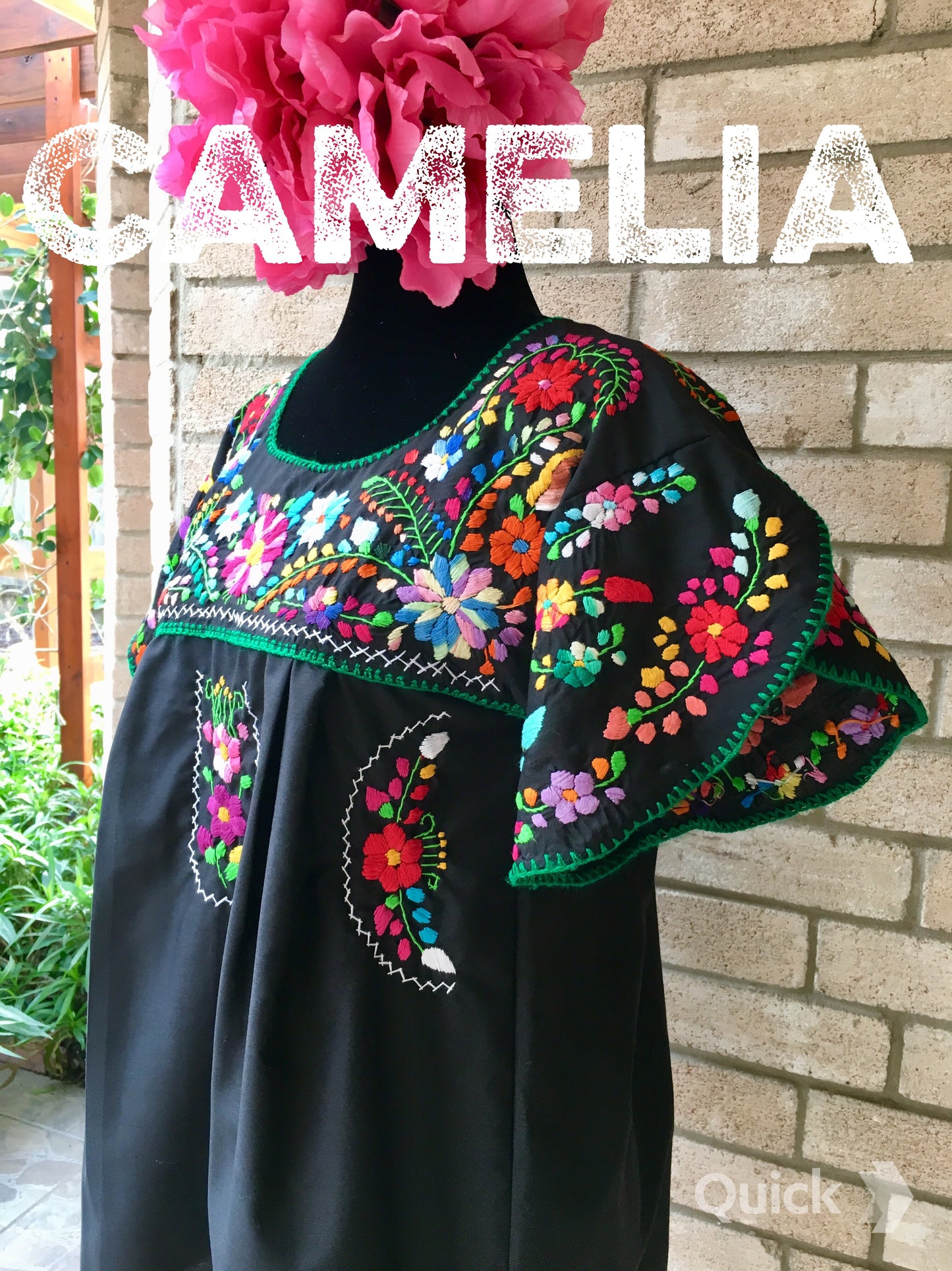 Puebla Mexican Blouse - Layered Sleeve