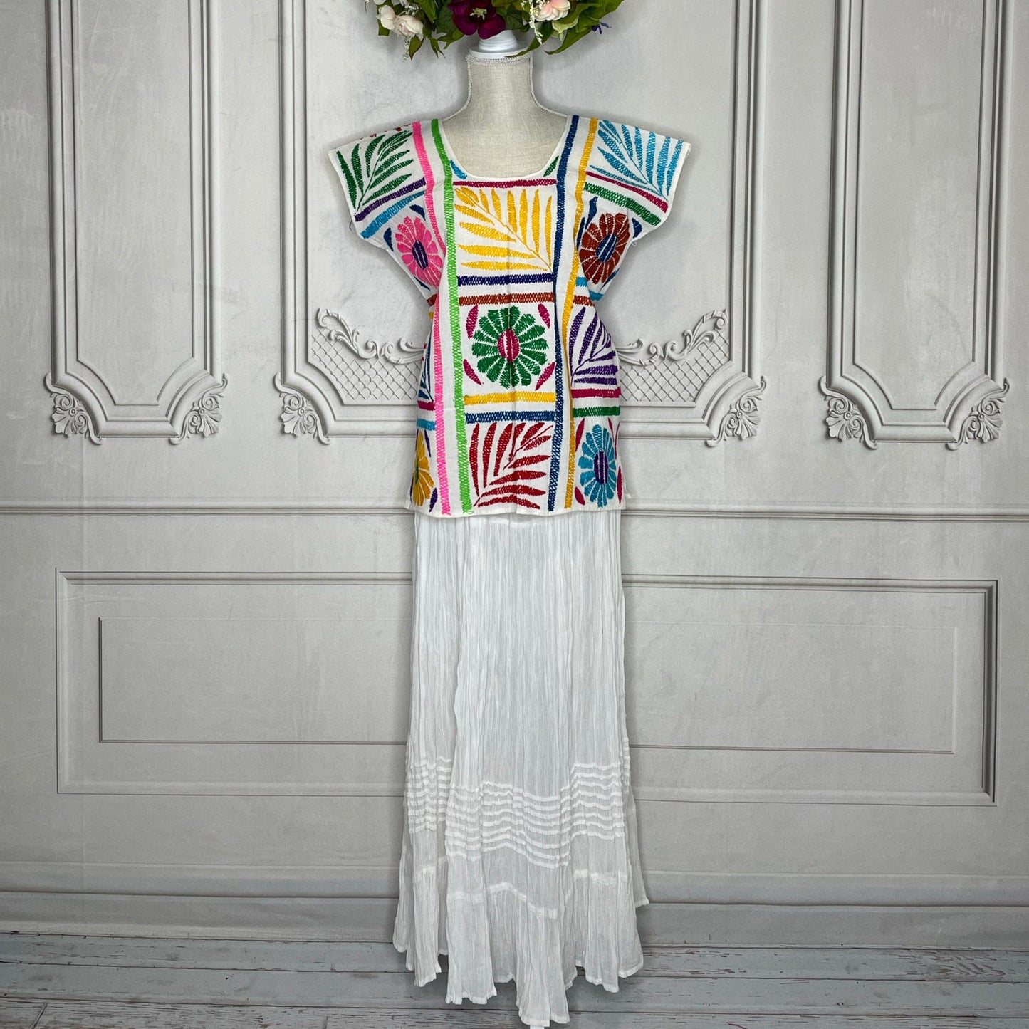 Jalapa Palmita Mexican Blouse