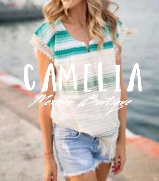 Loomed Mexican Blouse Cover up