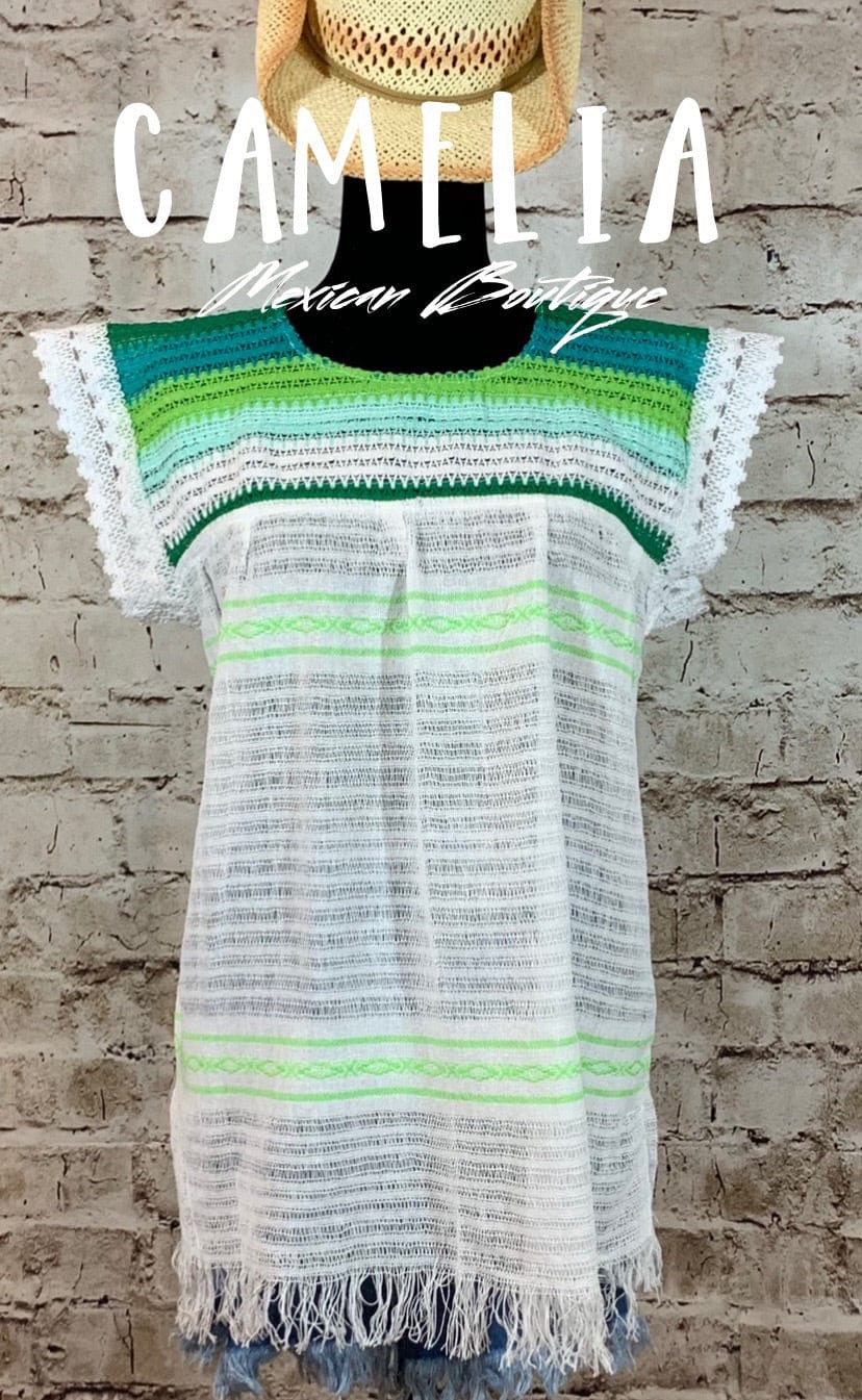 Loomed Mexican Blouse Cover up