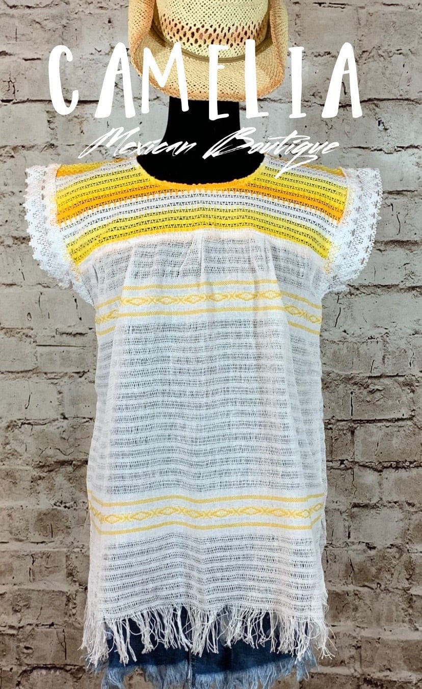 Loomed Mexican Blouse Cover up