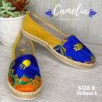Mexican Embroidered Espadrille Shoes Zinnia