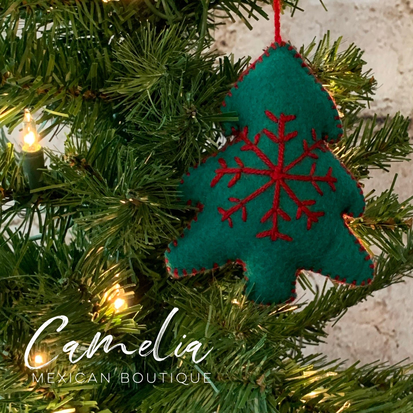 Mexican Felt Ornament Christmas Tree