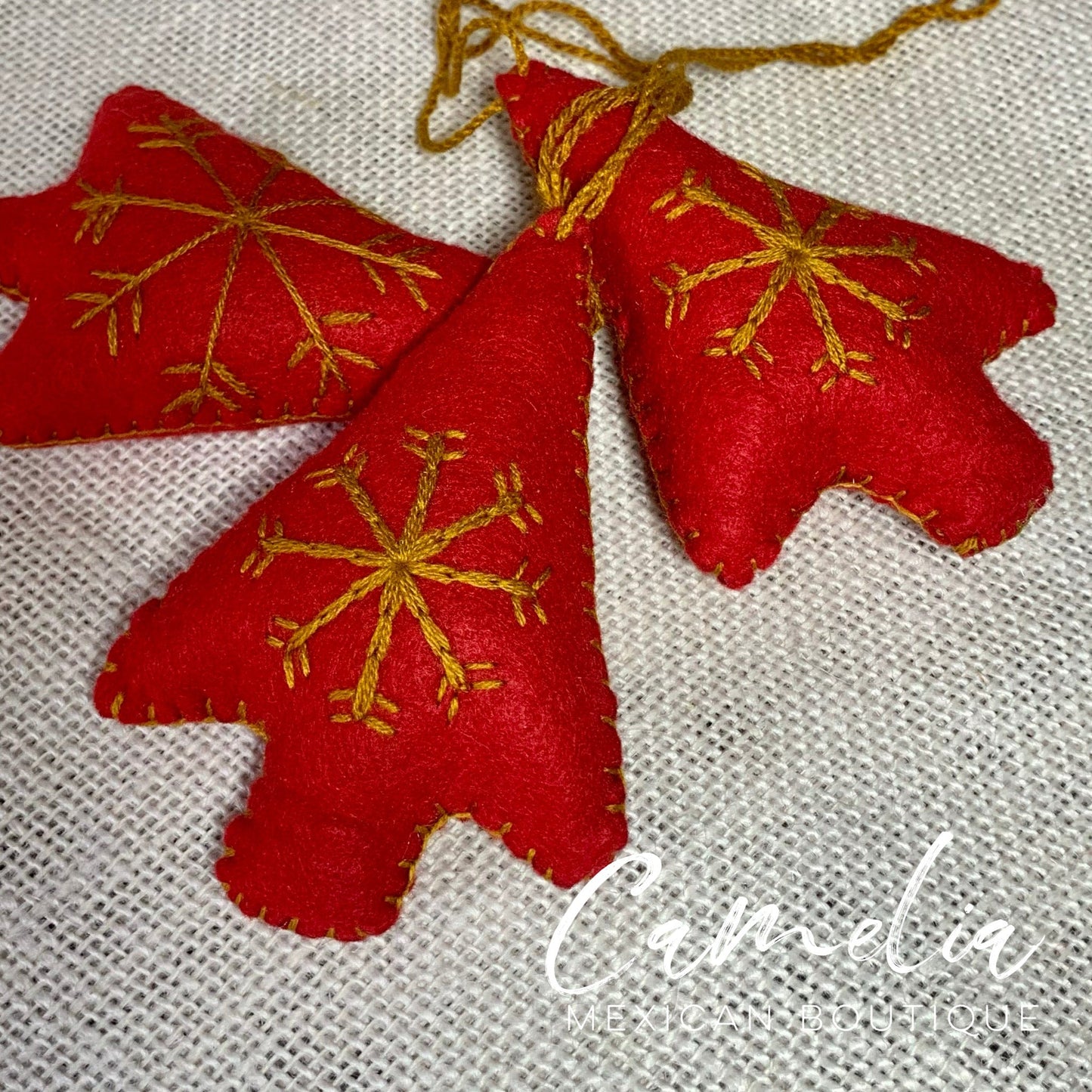 Mexican Felt Ornament Christmas Tree Large