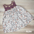 Mexican Girl Dress Rococo Floral Print