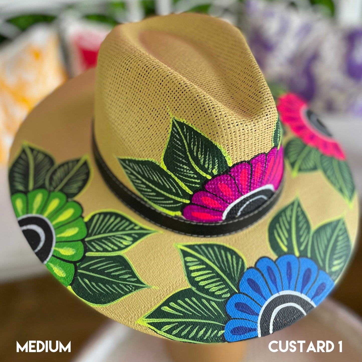 Mexican Hand Painted Sun Hat