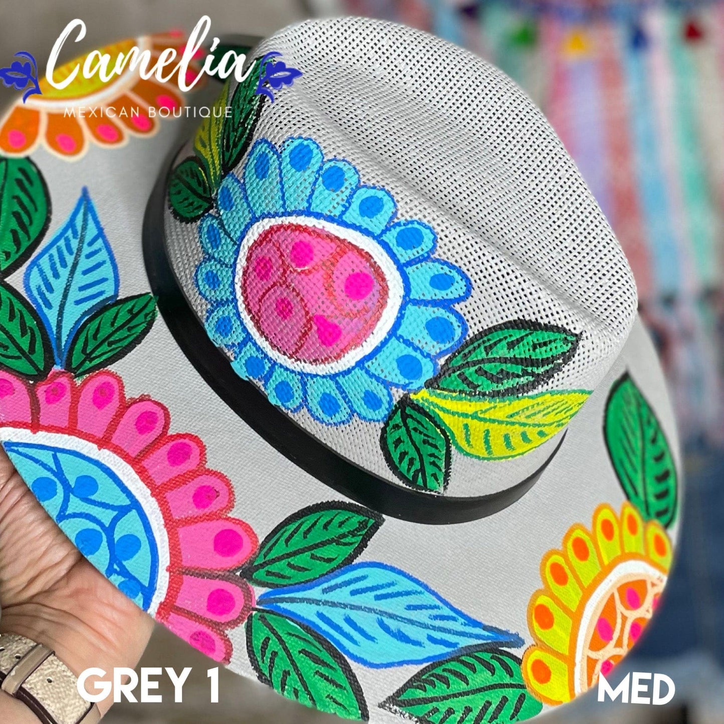 Mexican Hand Painted Sun Hat