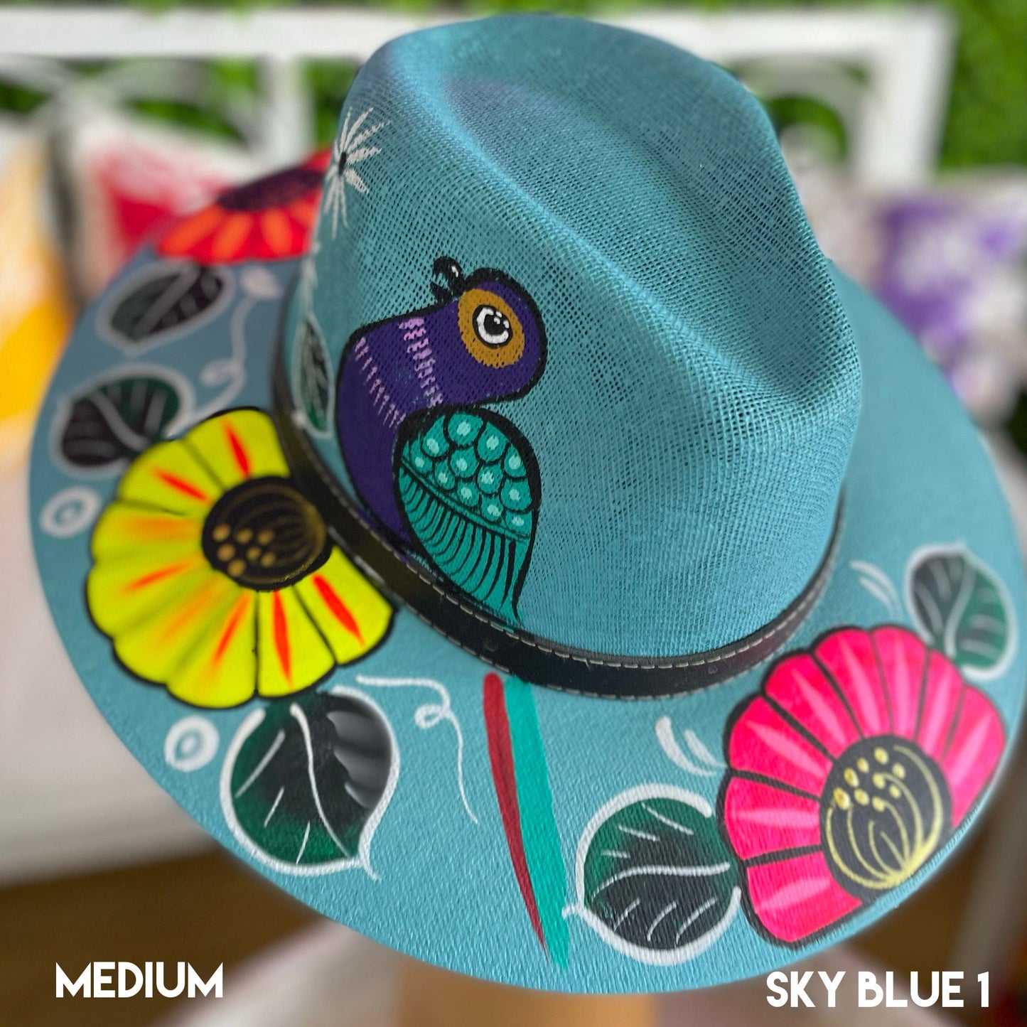 Mexican Hand Painted Sun Hat