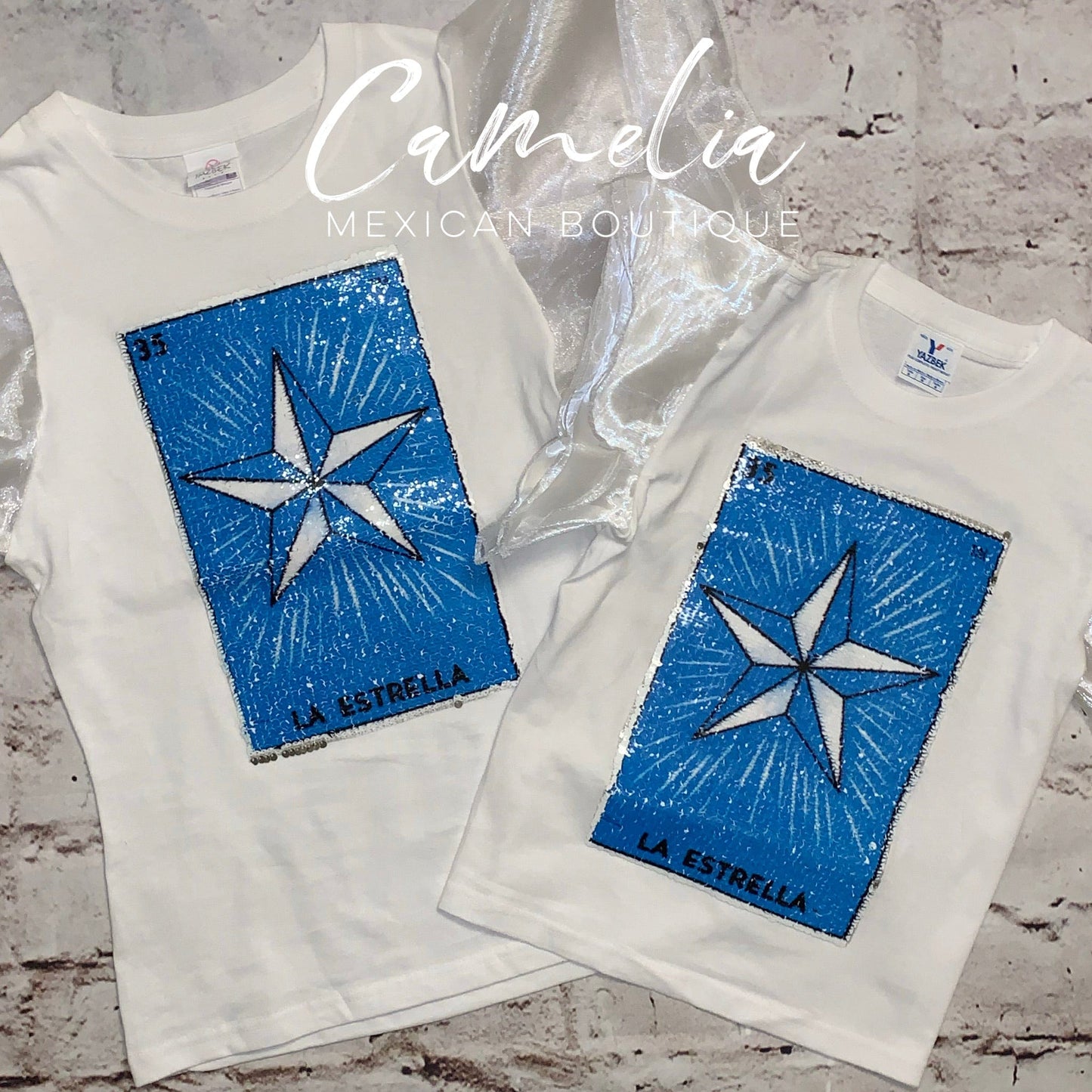 Mexican Loteria Shirt LA ESTRELLA - GIRLS