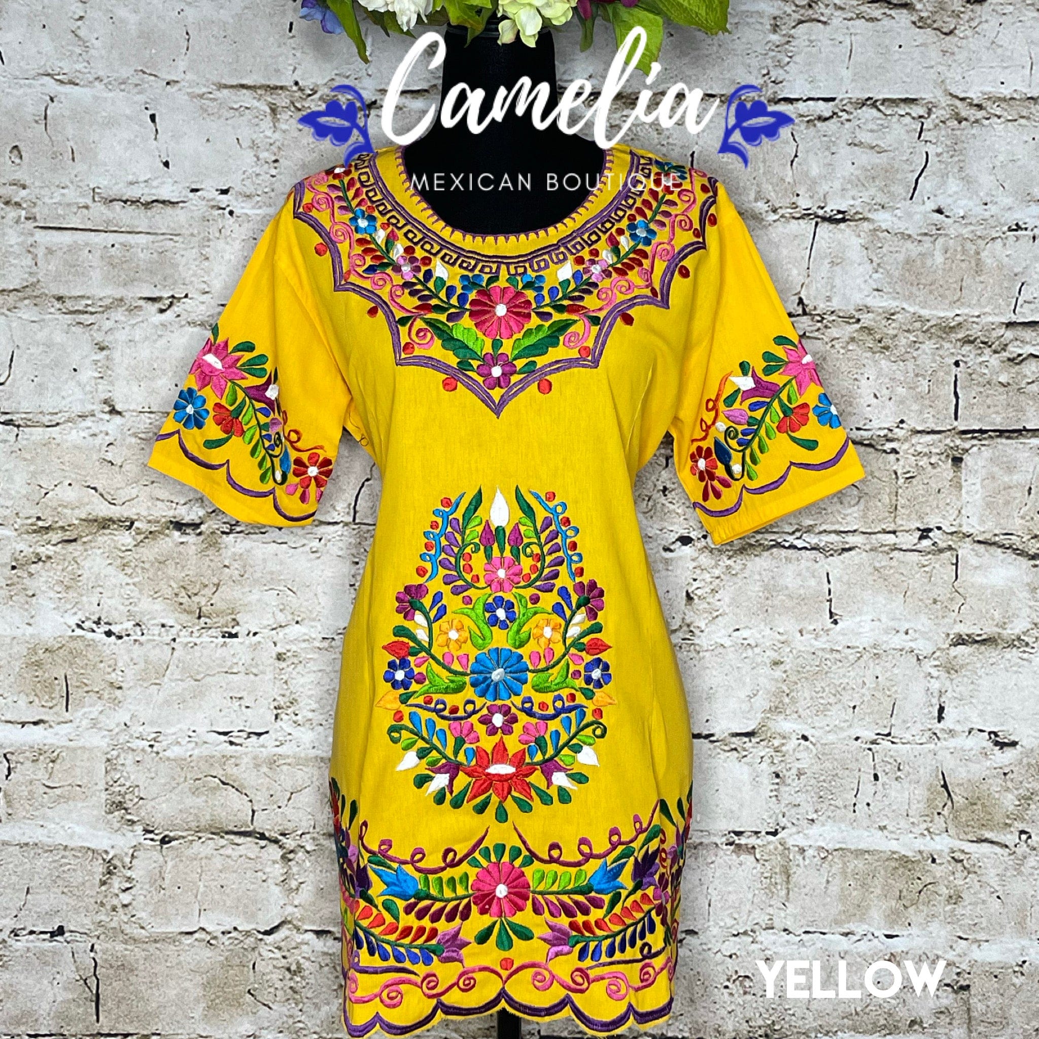 Mexican Mini Dress Daisy