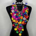 Mexican Palm Waterfall Necklace Set