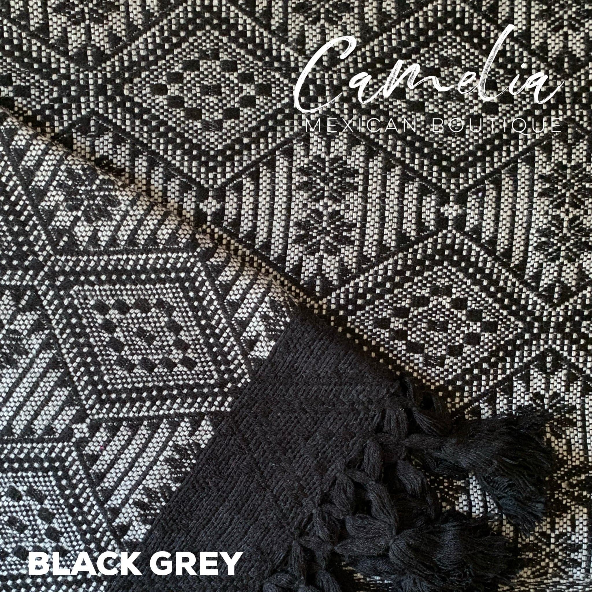 Mexican Poncho with Fringe