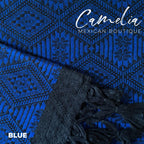 Mexican Poncho with Fringe