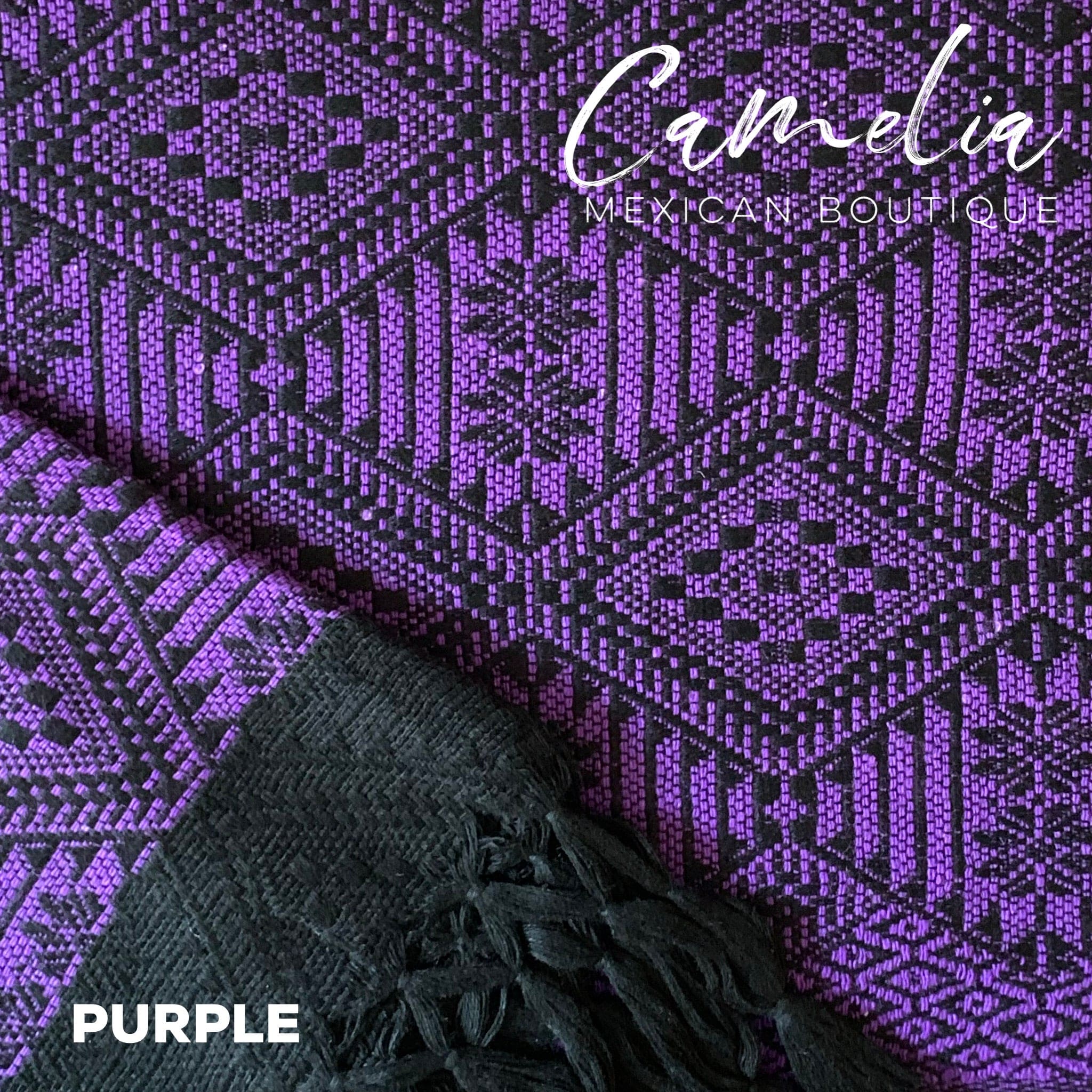 Mexican Poncho with Fringe