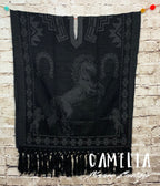 Mexican Poncho with Horse