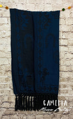 Mexican Poncho with Horse