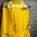 Mexican Rococo Dress Short Sleeve PLUS