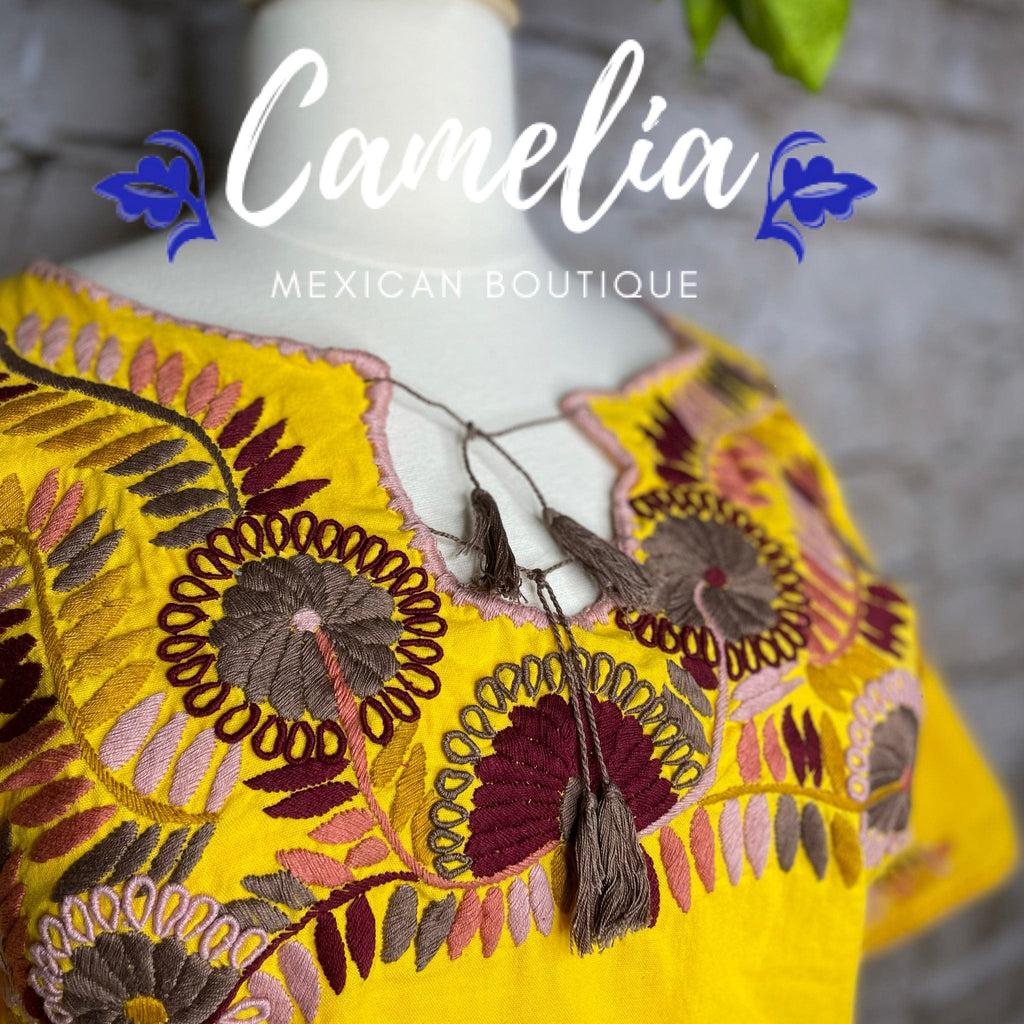 Mexican Rococo Dress Short Sleeve PLUS