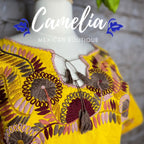 Mexican Rococo Dress Short Sleeve PLUS