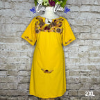 Mexican Rococo Dress Short Sleeve PLUS