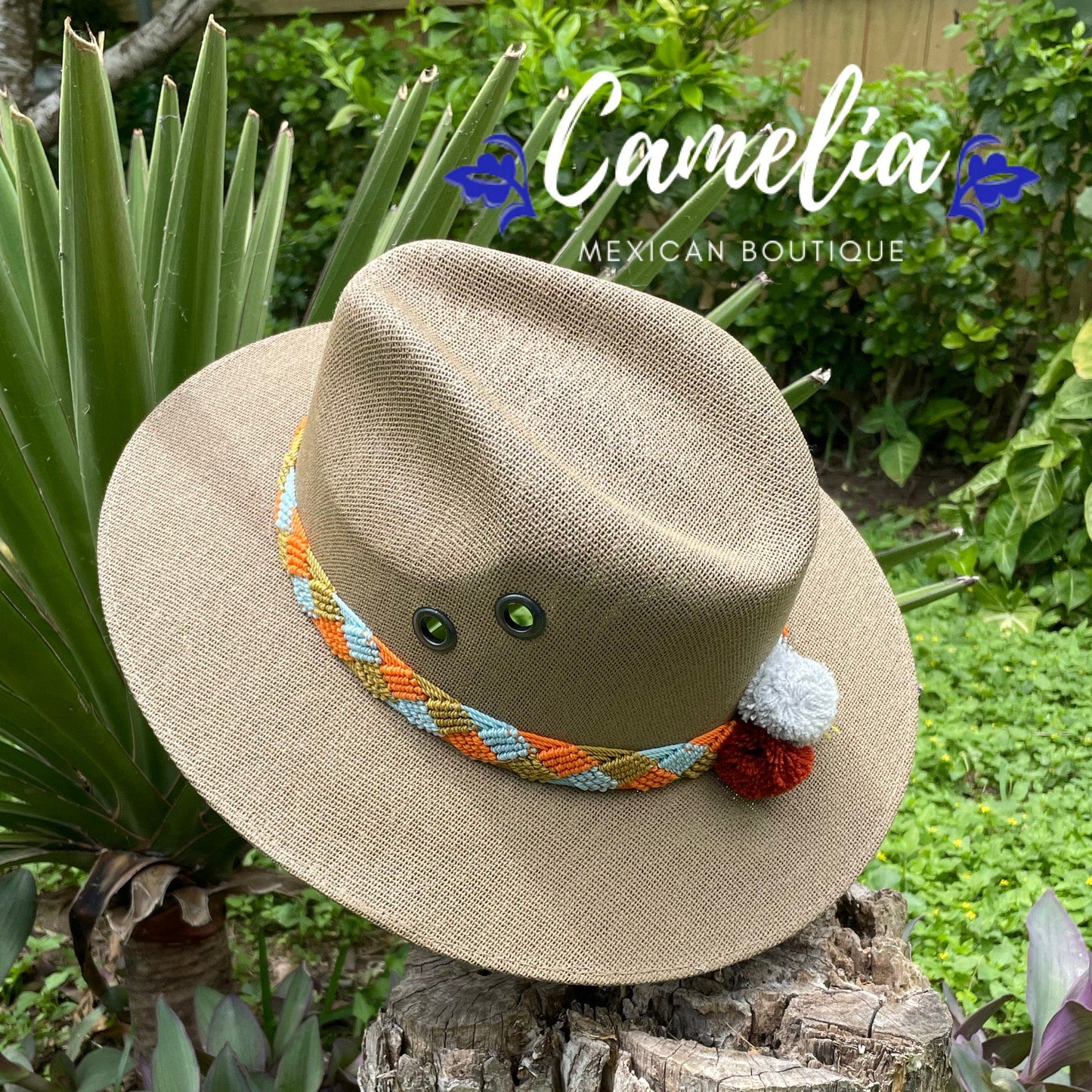 Mexican Sun Hat Pom-Poms