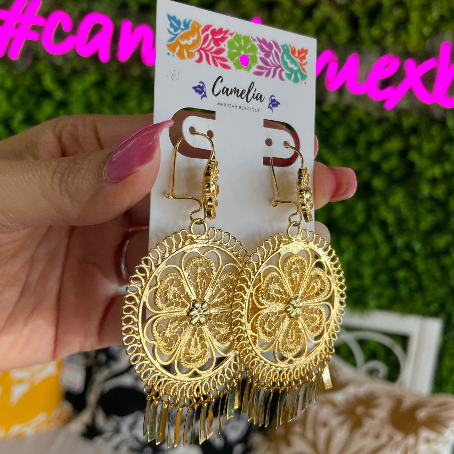 Oaxacan Filigree Earrings - Round Large