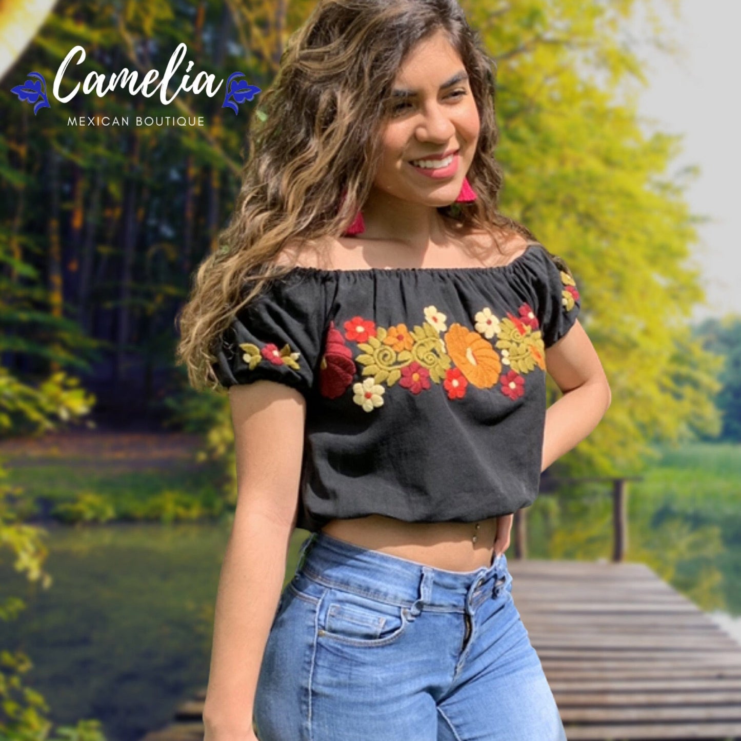 Off Shoulder Crop-Top Short Sleeve - Rosie