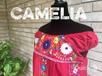 Off Shoulder Elastic Puebla Mexican Dress