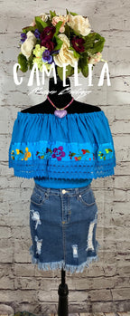 Off Shoulder Mexican Blouse - Margarita